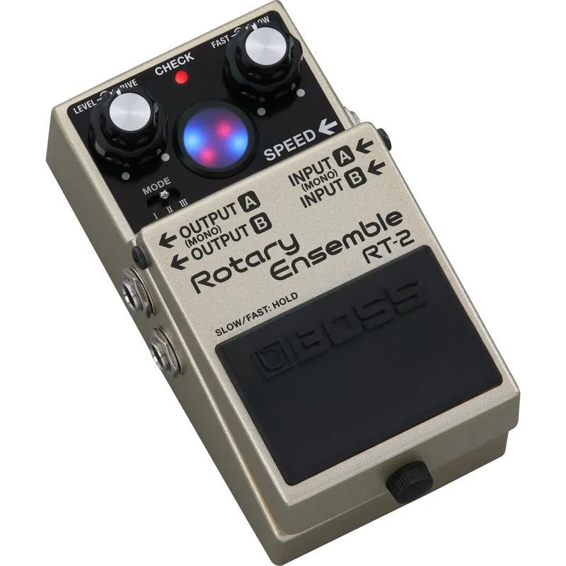 BOSS efekt pedál RT-2 Rotary Ensemble, rotující reproduktor