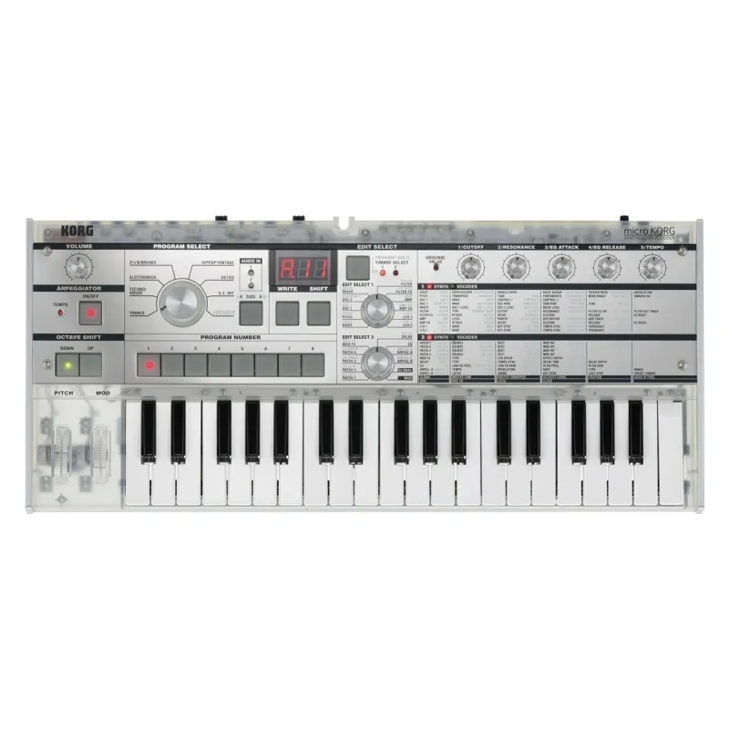 KORG MICROKORG Crystal, virtuálně-analogový syntezátor/vokodér, 37 mini kláves