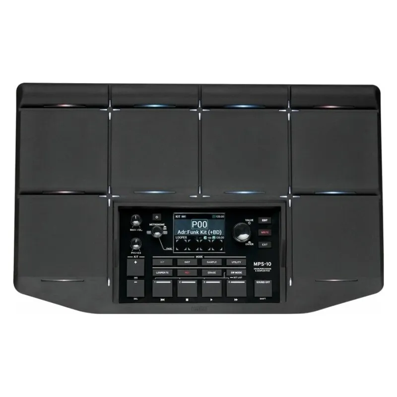 KORG MPS-10 digitální bubnová souprava, 10 úderových ploch, sample přehrávač