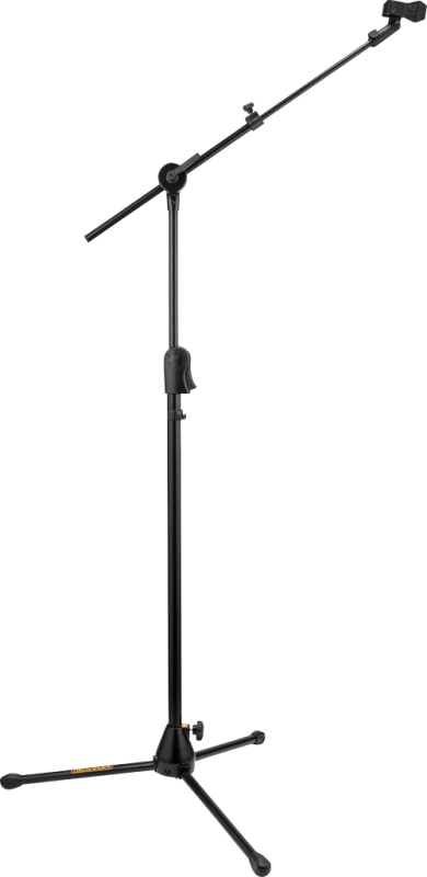 Hercules Mikrofonový stojan, PRO série, 107–240 cm, skrytá ramena, třínohá základna