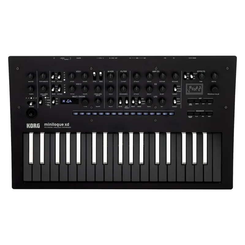 KORG MINILOGUE XD BW, Polifonní analogový syntezátor, 37 slim kláves