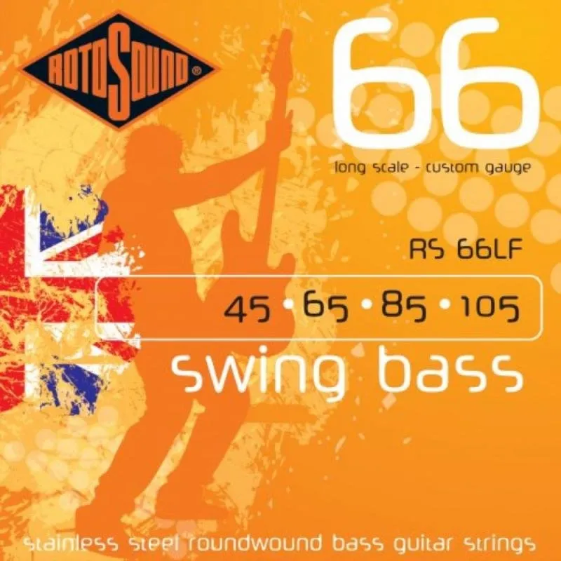 Rotosound Bassové struny, nerezová ocel, 45 65 85 105