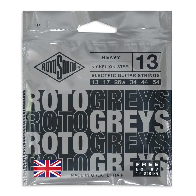 Rotosound Elektrické kytarové struny, niklové, heavy, 13-54