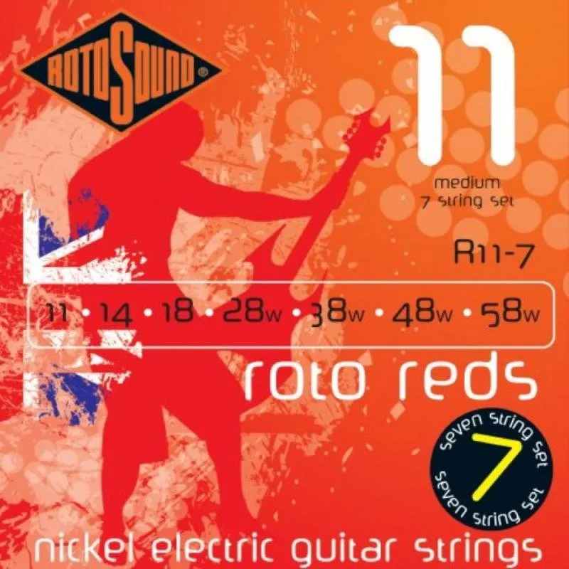 Rotosound IM elektrické kytarové struny, niklové, medium, 11 14 18 28 38 48 58
