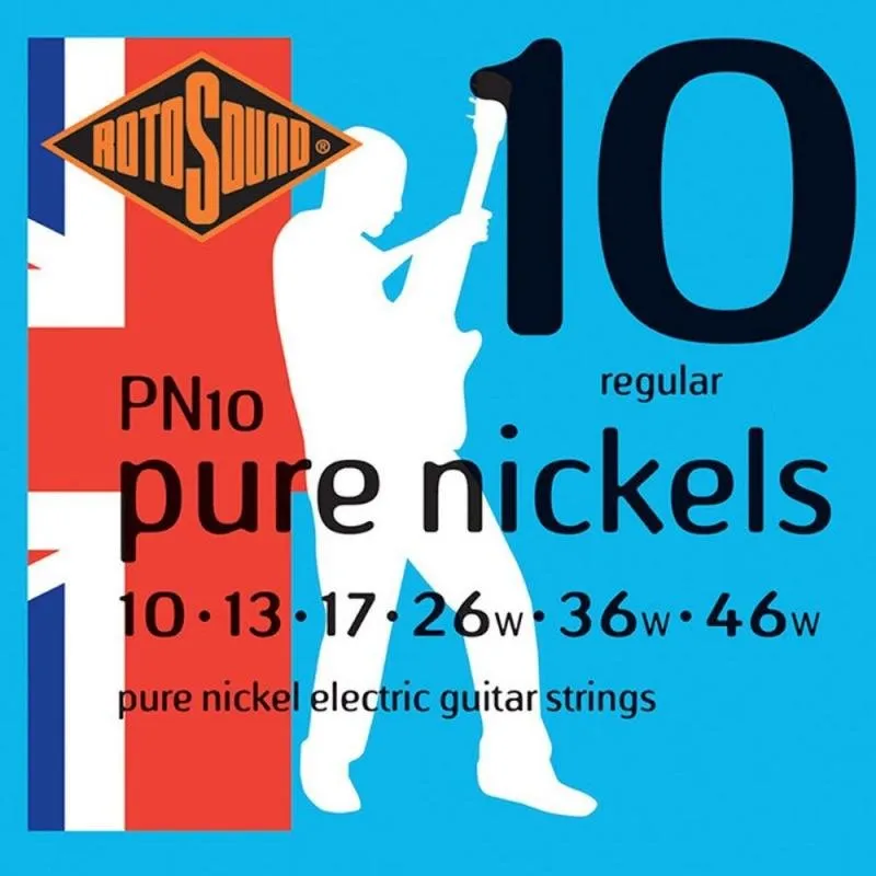 Rotosound Nikkel elektrické kytarové struny, 10 13 17 26 36 46