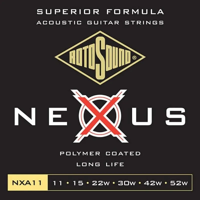 Rotosound Akustické kytarové struny, fosfor-bronz, polymerový povlak