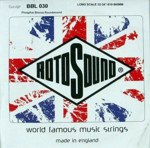 Rotosound Bassová kytara struny, fosfor-bronz, vysoké C