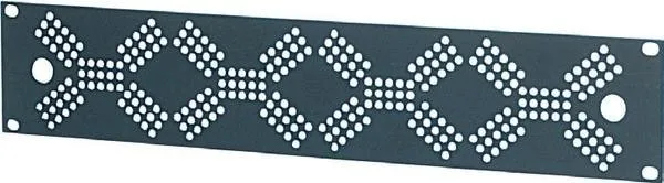 PROEL Rack panel 2U bezpečnostní mříž, černá, kovová