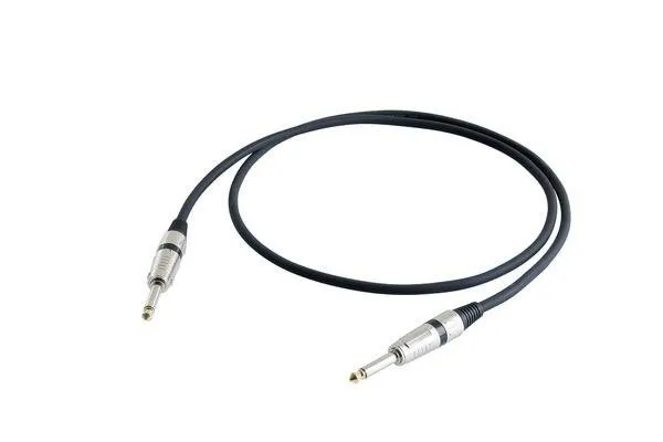 Proel Kabel pro nástroje, 5 m, černý, 2x 6,3 mm mono jack, HPC110