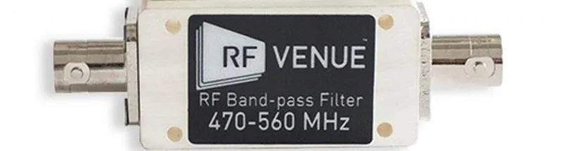 RF Venue Sáváteresztő RF filtr, 470-560MHz