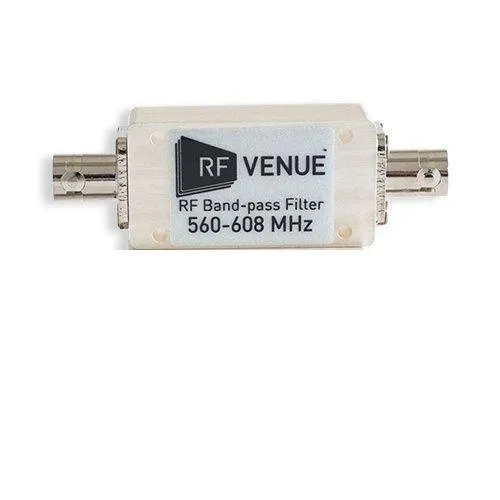 RF Venue Sáváteresztő RF filtr, 560-608MHz