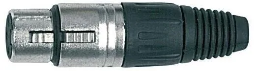 PROEL XLR konektor 3P, niklovaný hliník, 4 kusy v balení
