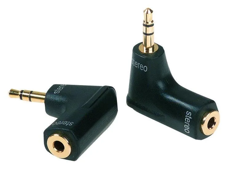 DH ONEHERO adaptér, 90 stupňů, 3,5mm stereo jack - 3,5mm stereo jack