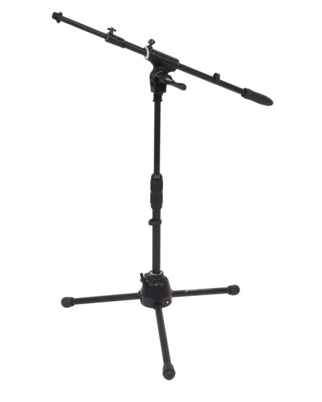DH mikrofonový stojan, malý, 3 nohy, výška 400-770mm, hmotnost 2,3kg, černý