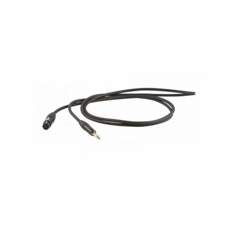 DH mikrofonní kabel, 5 m, asymetrický, 6,3mm mono jack - 3P XLR
