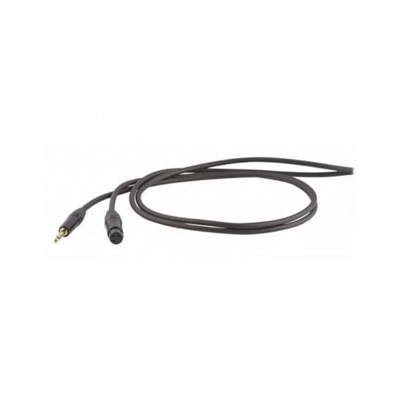 DH mikrofonní kabel, 1 m, symetrický, 6,3mm jack - 3P XLR