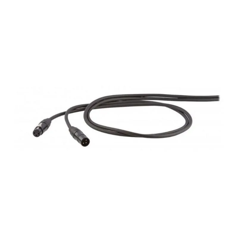 DH mikrofonní kabel, 0,5 m, symetrický, 3P XLR samec - 3P XLR samice