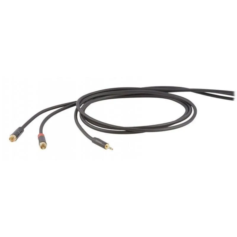 DH Y kabel, 1,8 m, 3,5mm jack - 2x RCA