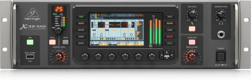 Behringer mixážní pult, digitální, 40 vstupů, 25 busů, rackový