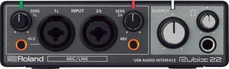 Roland USB audio interface 2 vstupy, 2 výstupy