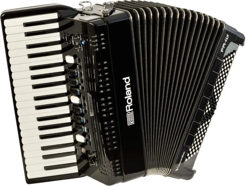 Roland digitální harmonika s vestavěným reproduktorem, černá