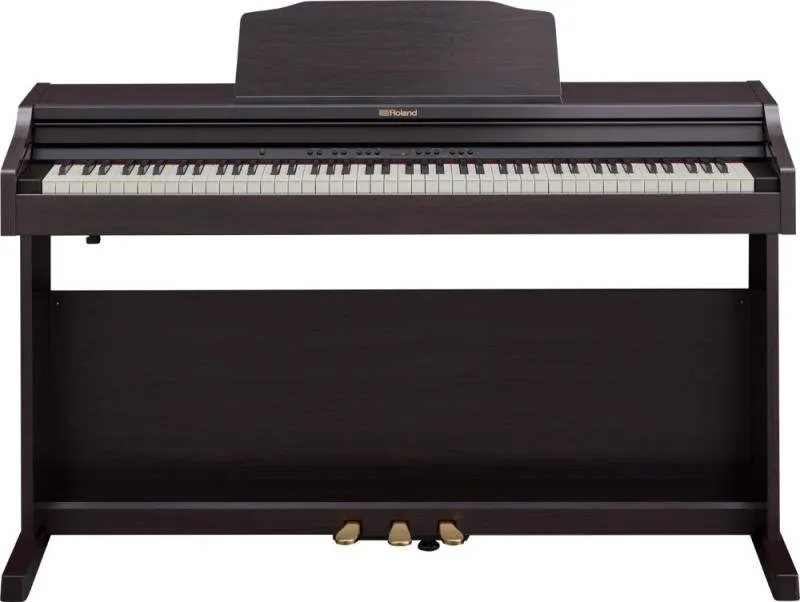 Roland digitální piano 2 reproduktory, PHA-4 klaviatura, 72 rytmů, moderní růžové dřevo