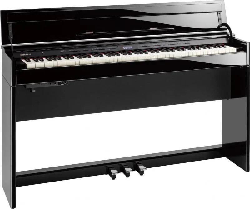 Roland digitální klavír 2 reproduktory, PHA-50 klávesnice, lesklá černá