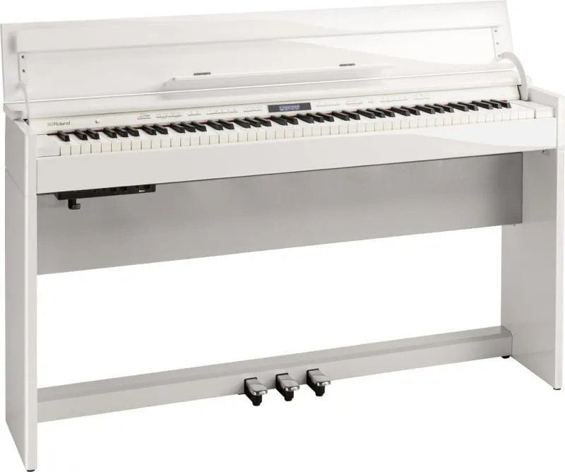 Roland digitální klavír 2 reproduktory, klávesnice PHA-50, lesklá bílá