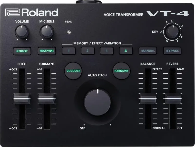 Roland procesor pro úpravu hlasu, efektové moduly