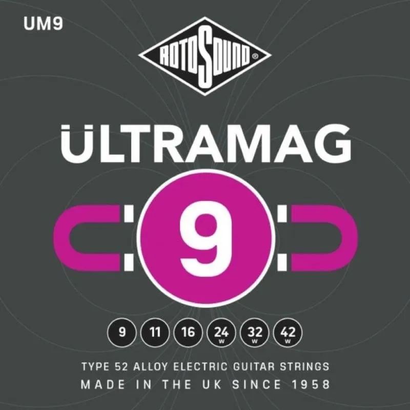 Rotosound ULTRAMAG elektrické kytarové struny 9-42