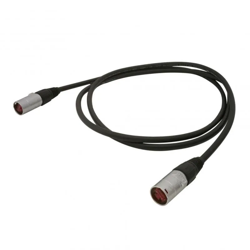 Proel Kabel CAT5e S/FTP, Hirose RJ45, Neutrik kryt, 2m