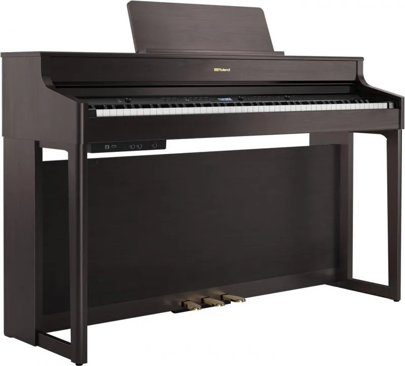Roland digitální piano 2 reproduktory, PHA-4 klaviatura, 324 tónů, tmavé růžové dřevo