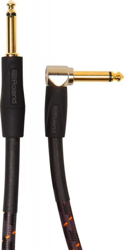 Roland kabel 4,5m jack-jack, zlacené konektory