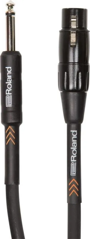 Roland mikrofonní kabel 6m, XLR-XLR, černá série