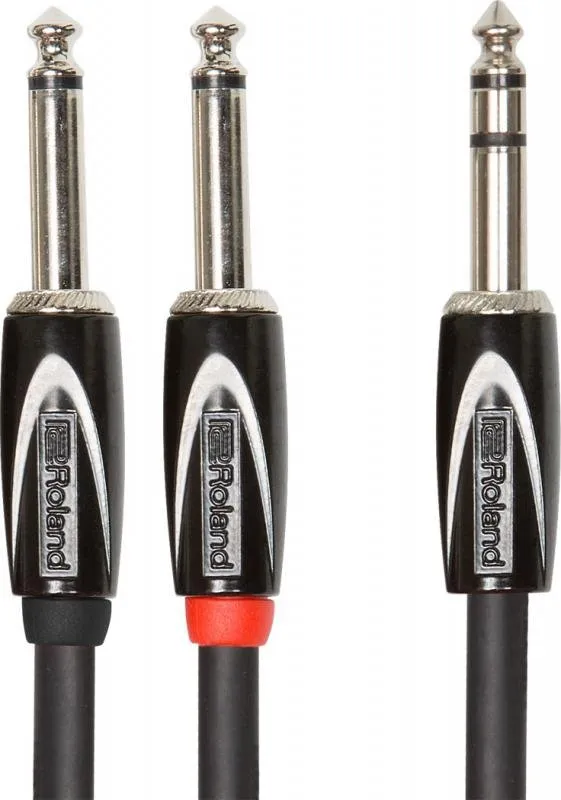 Roland IM kabel 1,5m TRS jack-DUAL 6,3mm Y-kabel