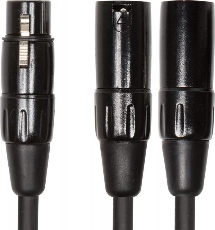 Roland IM kabel Y kabel 1 x XLR samice / 2 x XLR samec, 15cm