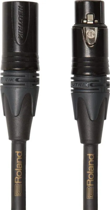 Roland mikrofonní kabel 7,5m XLR-XLR, zlatá série