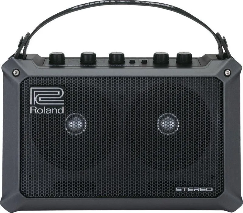 Roland elektrický kytarový zesilovač 5W, stereo, napájení bateriemi, 2x4