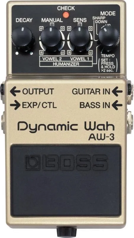 BOSS WAH pedál, dynamický