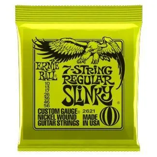 Ernie Ball Sada elektrických kytarových strun Regular Slinky 10-56, niklovaná ocel