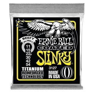 Ernie Ball Sada elektrických kytarových strun Beefy Slinky Coated RPS, 11-54