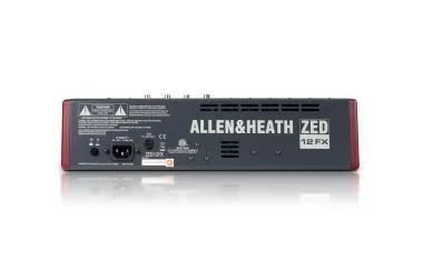 Allen&Heath AH-ZED12FX analóg keverő, 6 monó/3 sztereó csatorna, 3 AUX, USB, effekt