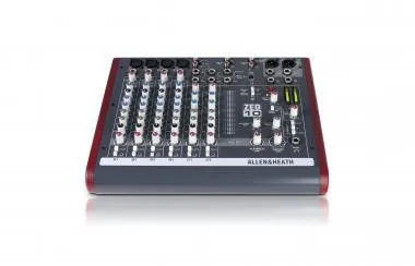 Allen&Heath AH-ZED1002 kisformátumú keverő, 4 monó/2 sztereó csatorna, 1 AUX, USB