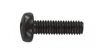 PROEL Rack příslušenství M6x20 mm šroub, černý, pozinkovaný kov