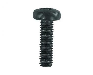 PROEL Rack příslušenství M6x25 mm šroub, černý, pozinkovaný kov