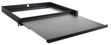 PROEL ADRK2PE Rack fiók, 1U, kihúzható, fekete, fém, belső mé: 315 mm