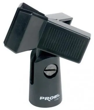 PROEL APM30 Mikrofon kengyel, csiptetős, fekete, ABS, d: min - max: 20 - 32 mm