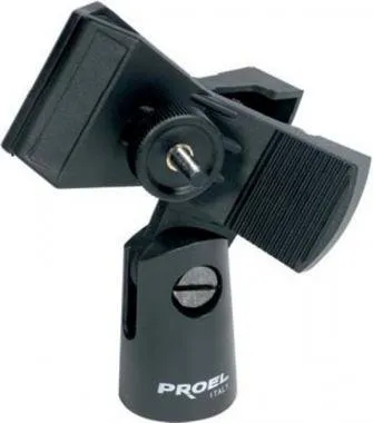PROEL APM15 Mikrofon kengyel, csiptetős, fekete, ABS, d: min - max: 20 - 32 mm