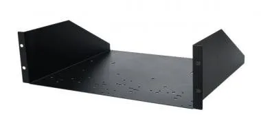 PROEL ADRK3AZ Rack polc, 3U, fekete, fém, mé:,371 mm, vastagság: 1,5 mm