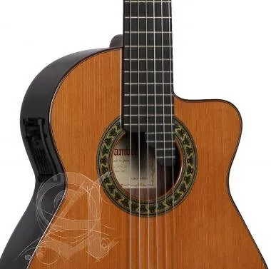 Alhambra ALH-Requinto 5P CWAlhambra Gitár Requinto 5P CW cédrus, indiai rózsafa, ebony fogólap.